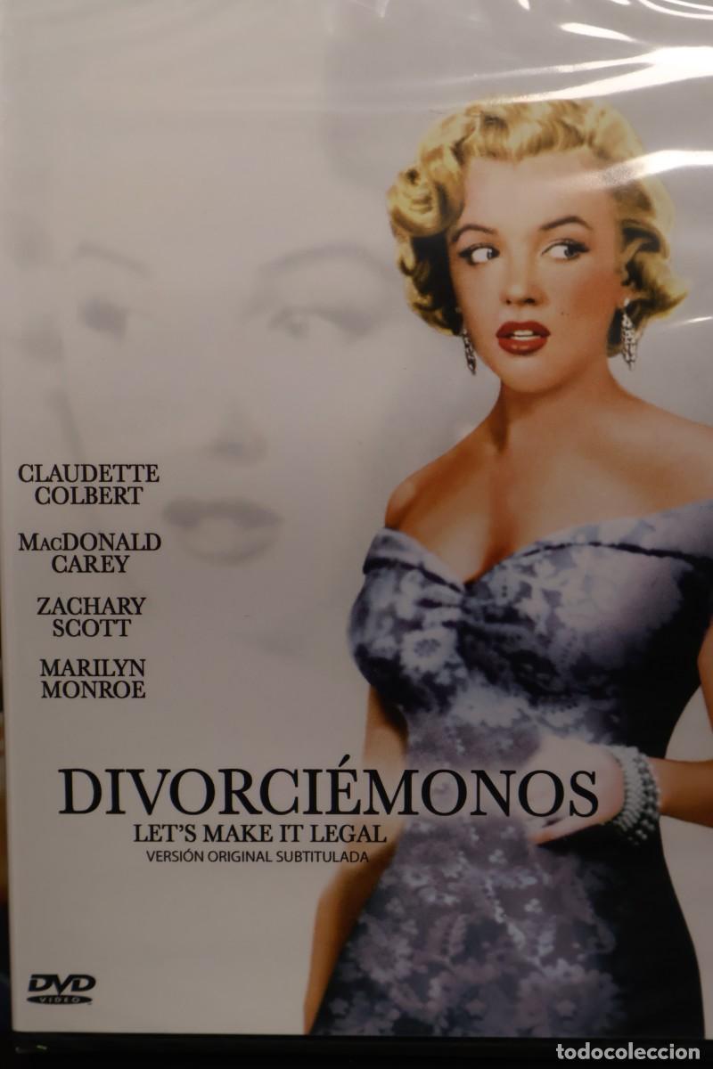 Cine: DVD DIVORCI&Eacute;MONOS. LET'S MAKE IT LEGAL. VOS. MARILYN MONROE. CLAUDETTE COLBERT. NUEVA. PRECINTADA