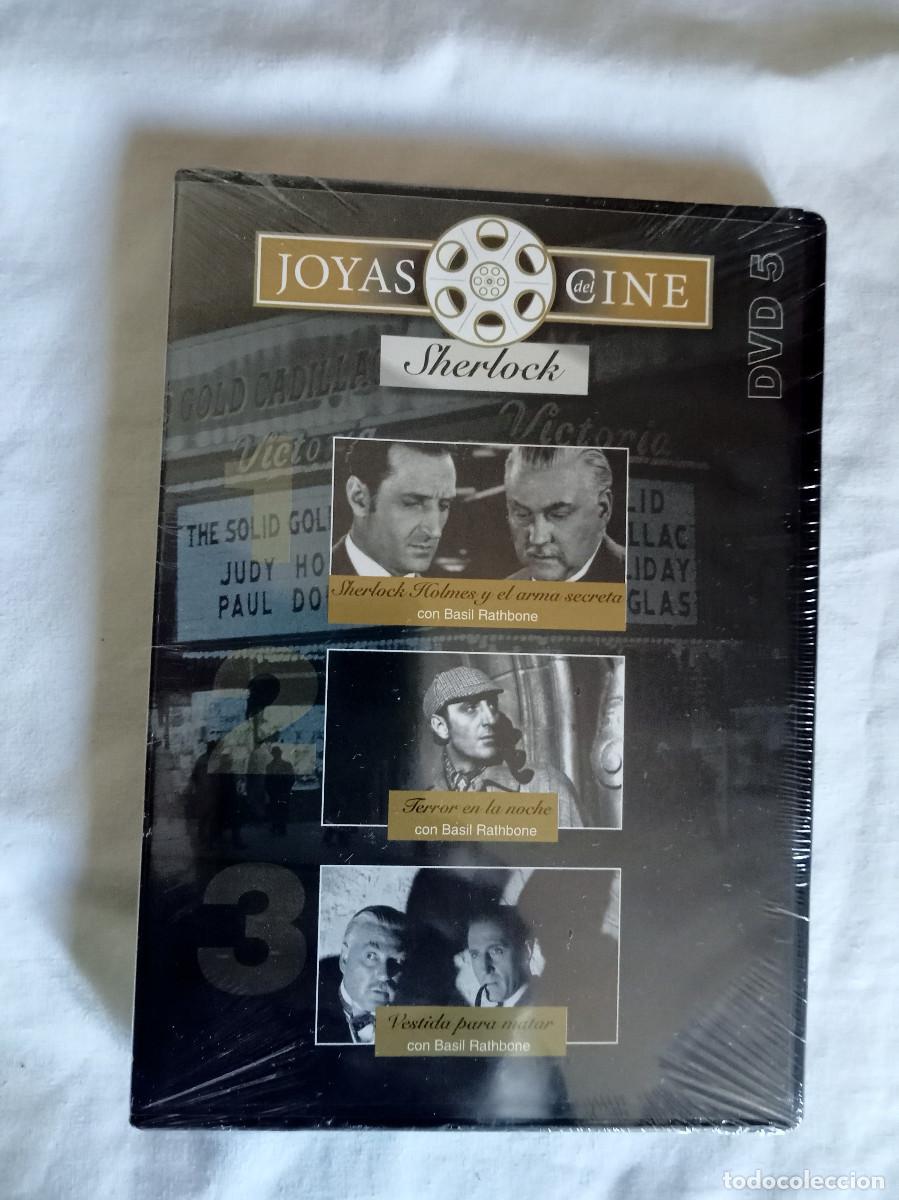 Cine: DVD Joyas del Cine N&ordm; 5 Sherlock Holmes y el arma secreta Terror en la noche Vestida para matar
