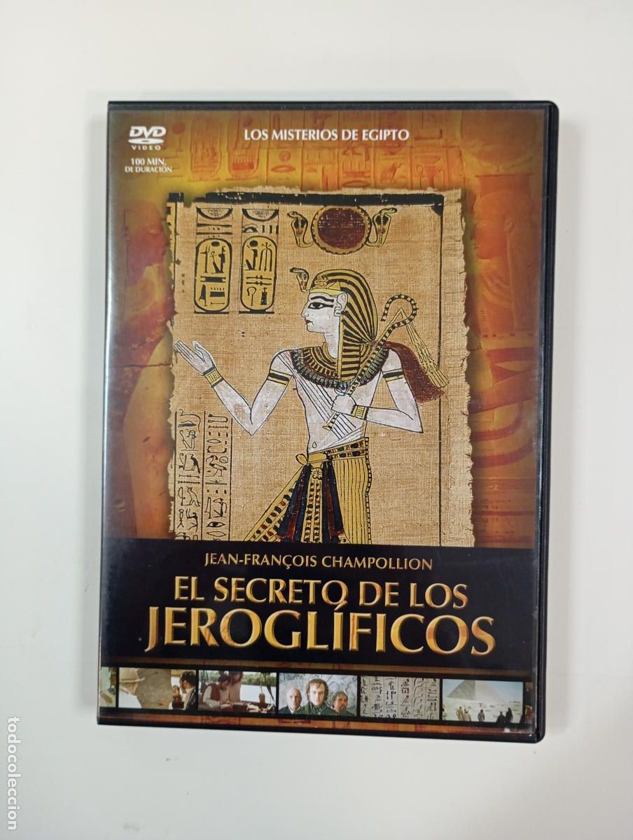 Cine: EL SECRETO DE LOS JEROGL&Iacute;FICOS. LOS MISTERIOS DE EGIPTO. DVD. TDKV137D