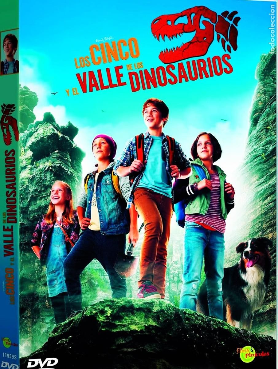 Cine: LOS CINCO EN EL VALLE DE LOS DINOSAURIOS. CINE EN DVD. COLECCION.