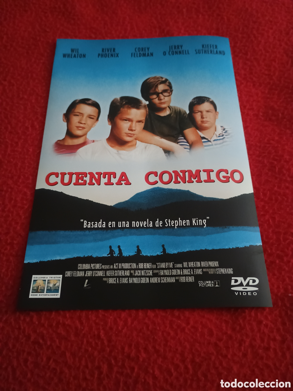 Cine: Folleto - cuenta conmigo Stephen King River Phoenix kiefer sutherland Corey feldman Will wheaton