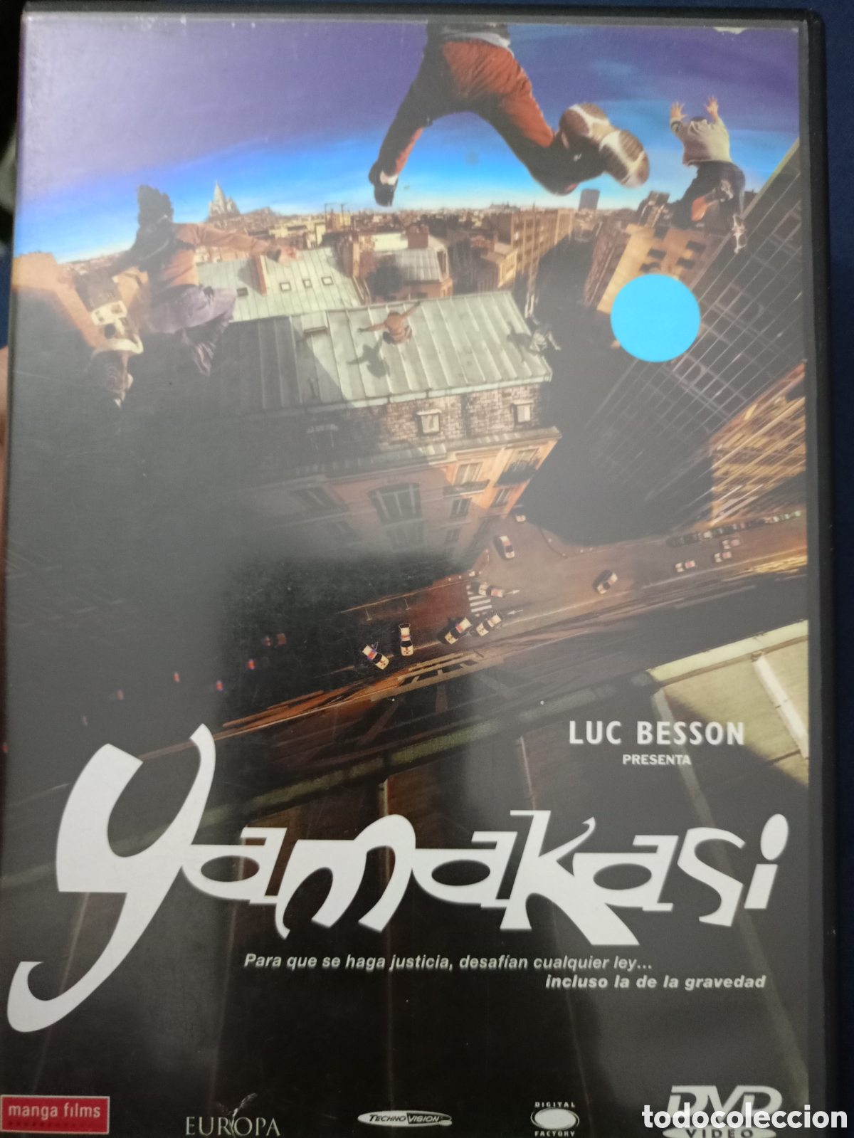 Cinema: DVD Yamakasi - estado aceptable -