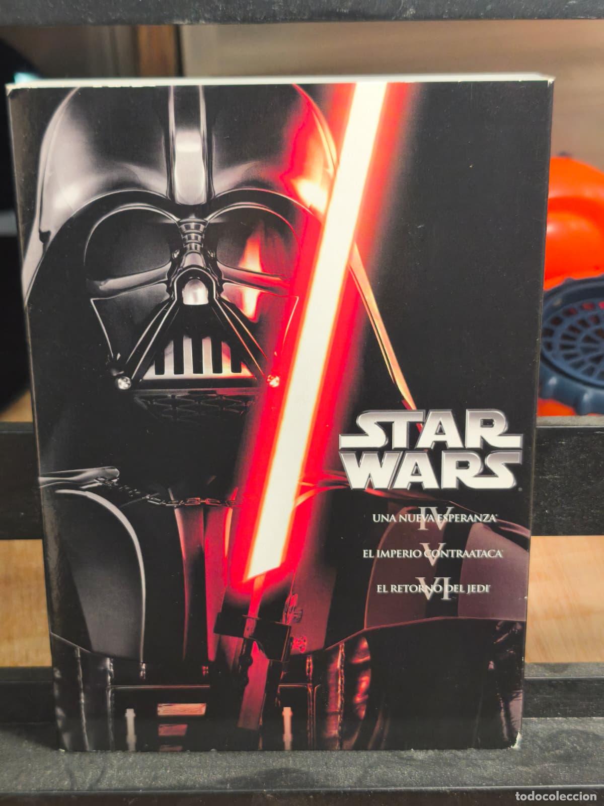 Cine: DVD - STAR WARS - UNA NUEVA ESPERANZA - EL IMPERIO CONTRAATACA - EL RETORNO DEL JEDI (C69)