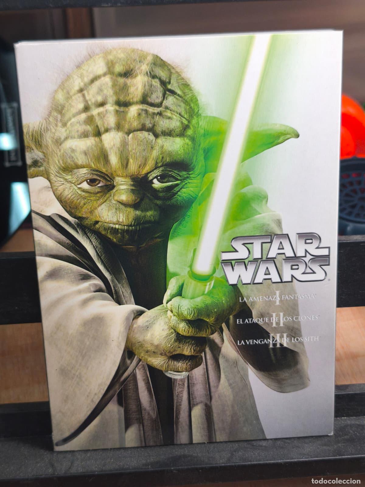Cine: DVD - STAR WARS - LA AMENAZA FANTASMA - EL ATAQUE DE LOS CLONES - LA VENGANZA DE LOS SITH (C69)