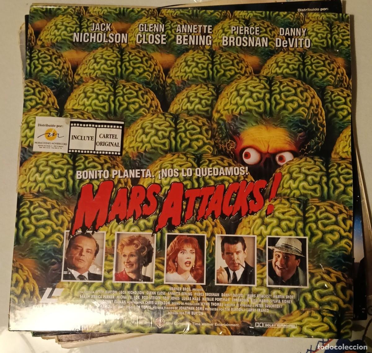 Cine: MARS ATTACKS LASER DISC - Foto 1