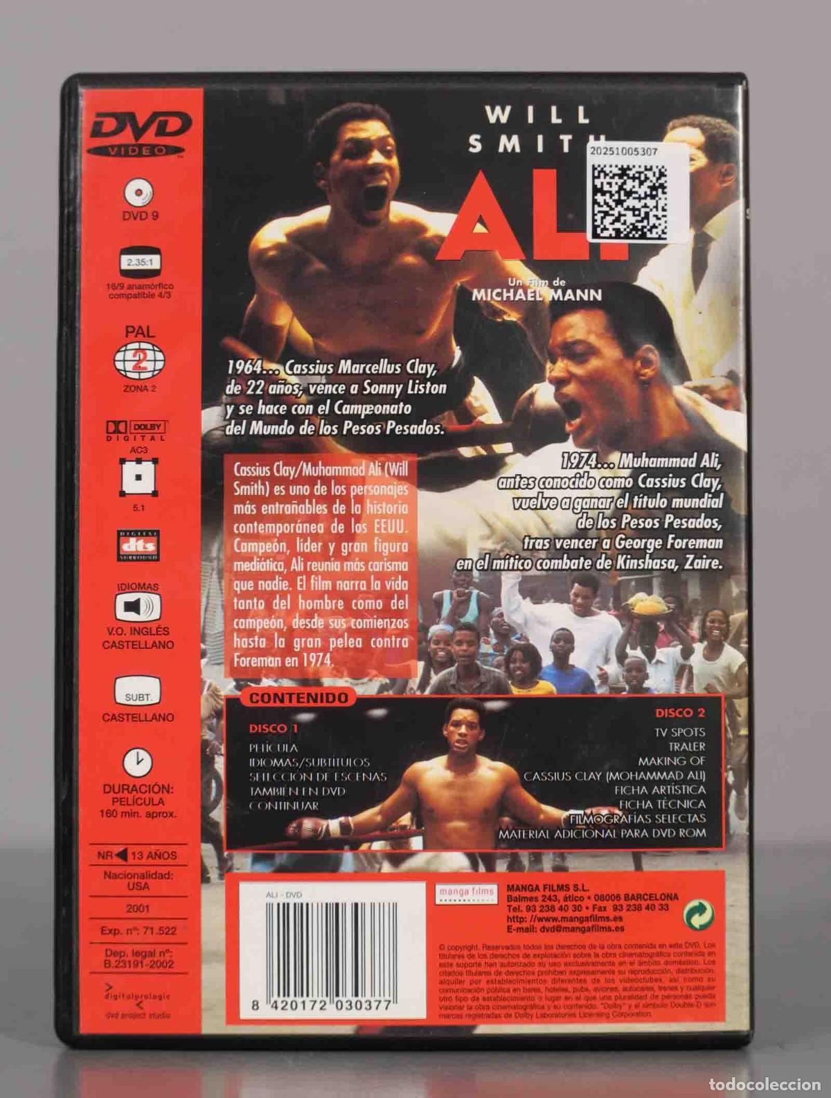 Cine: DVD. ALI. WILL SMITH. - Foto 2
