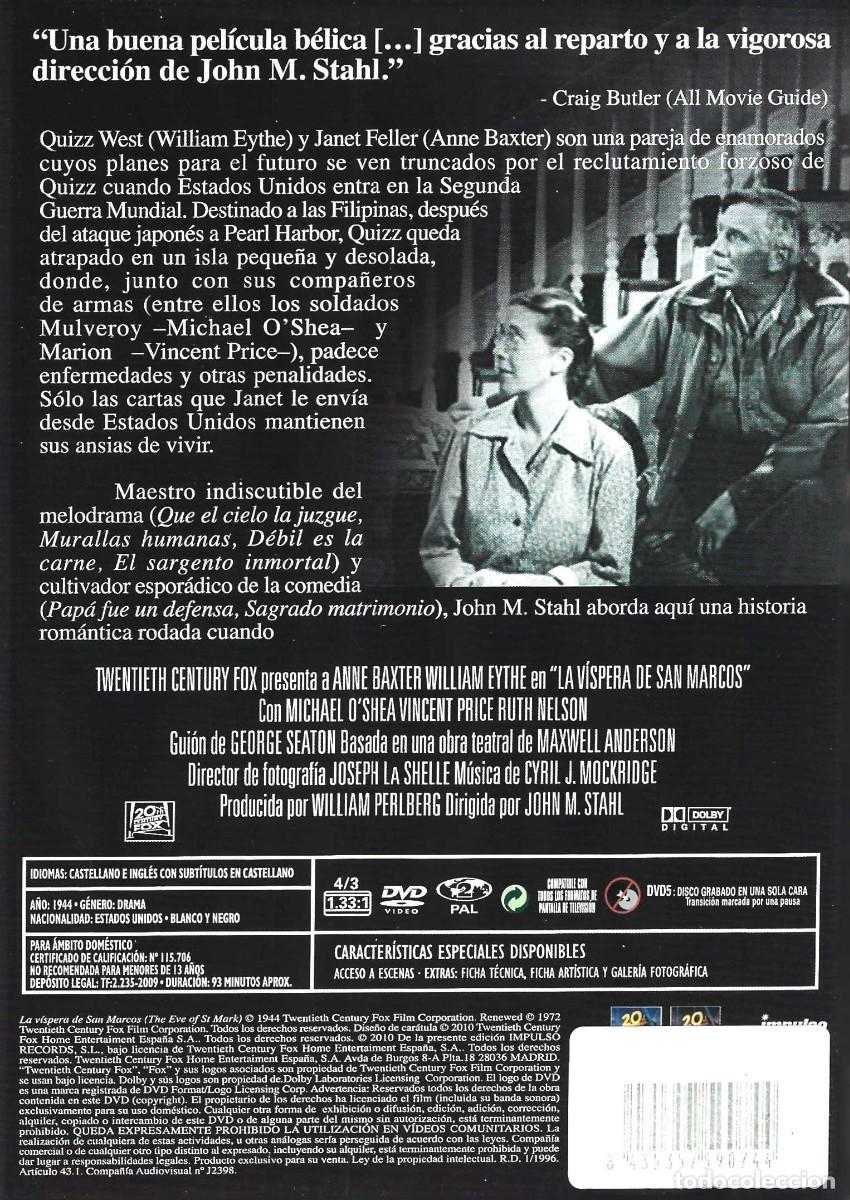 Cine: LA V&Iacute;SPERA DE SAN MARCOS - Foto 2