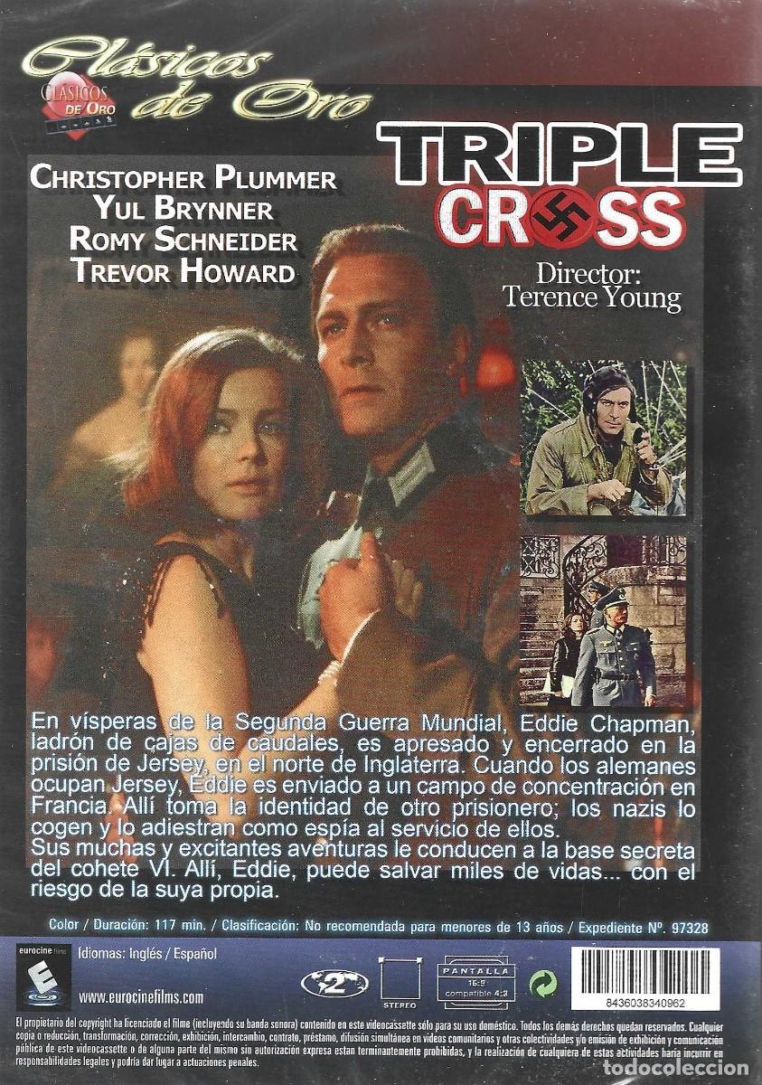 Cine: TRIPLE CROSS CHRISTOPHER PLUMMER (PRECINTADO) - Foto 2