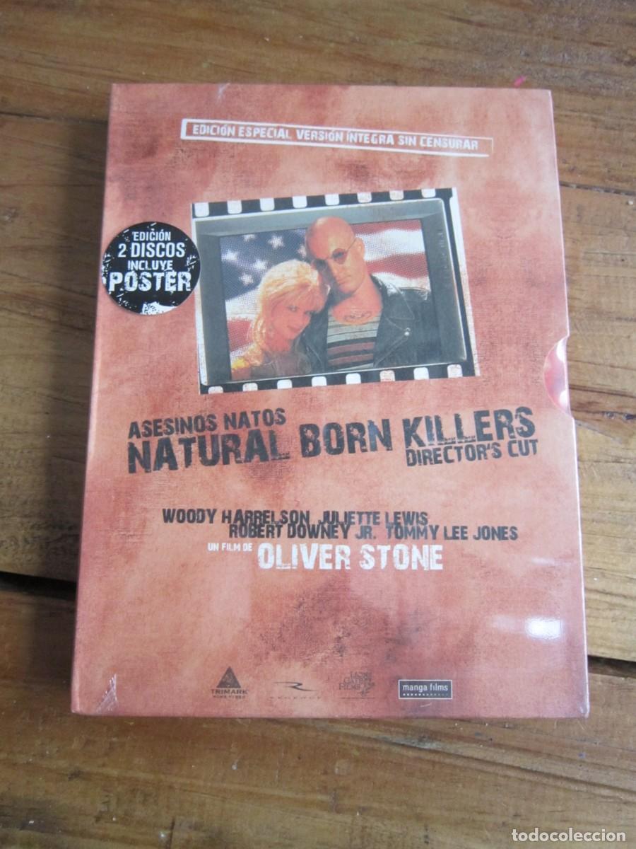 Cine: NATURAL BORN KILLERS. DIRECTOR&acute;S CUT. OLIVER STONE. A&Uacute;N PRECINTADO. INCLUYE DOS DISCOS Y POSTER DVD