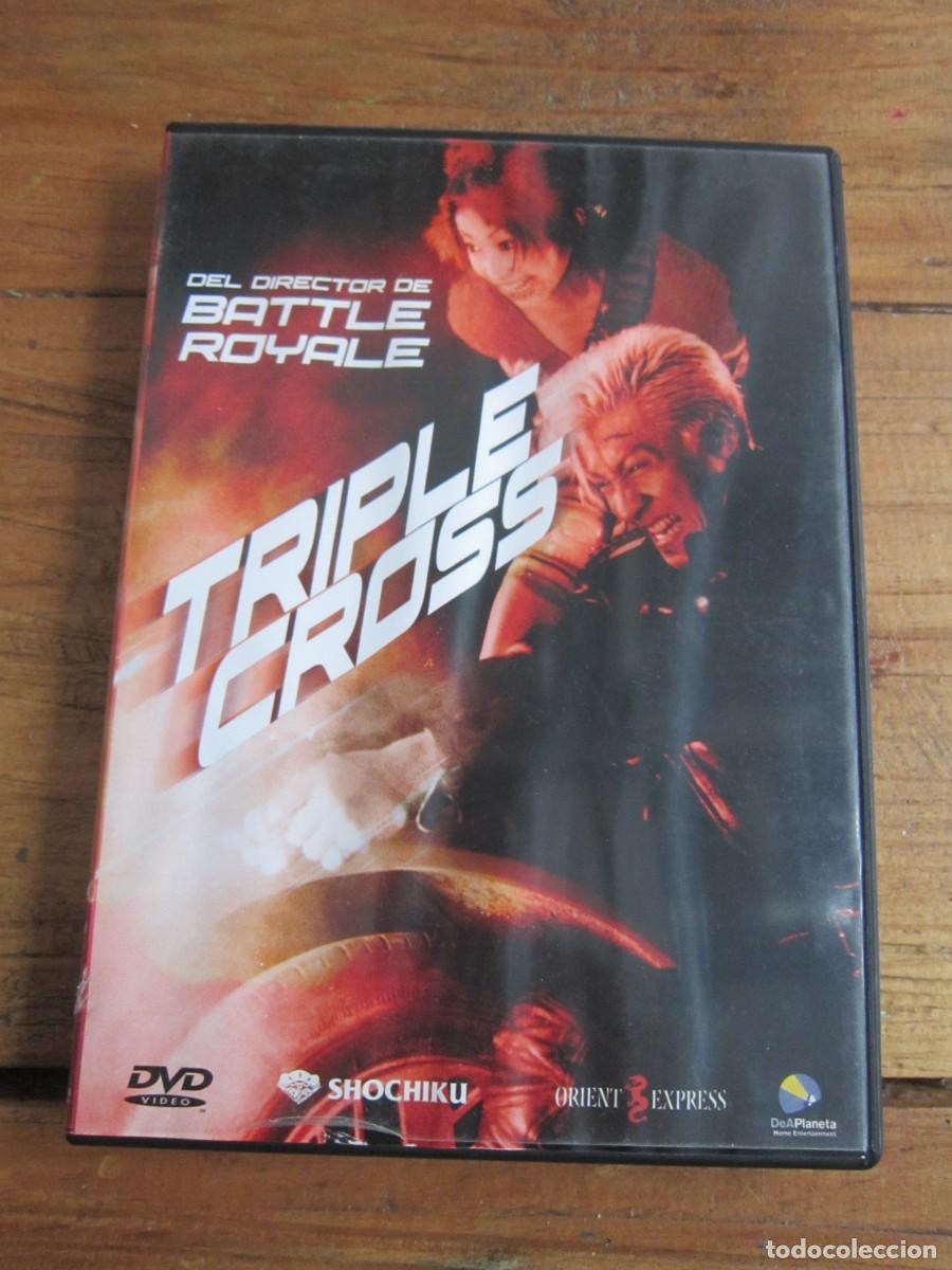 Cin&eacute;ma: TRIPLE CROSS (DEL DIRECTOR DE BATTLE ROYALE) KINJI FUKASAKU. SONNY CHIBA DVD