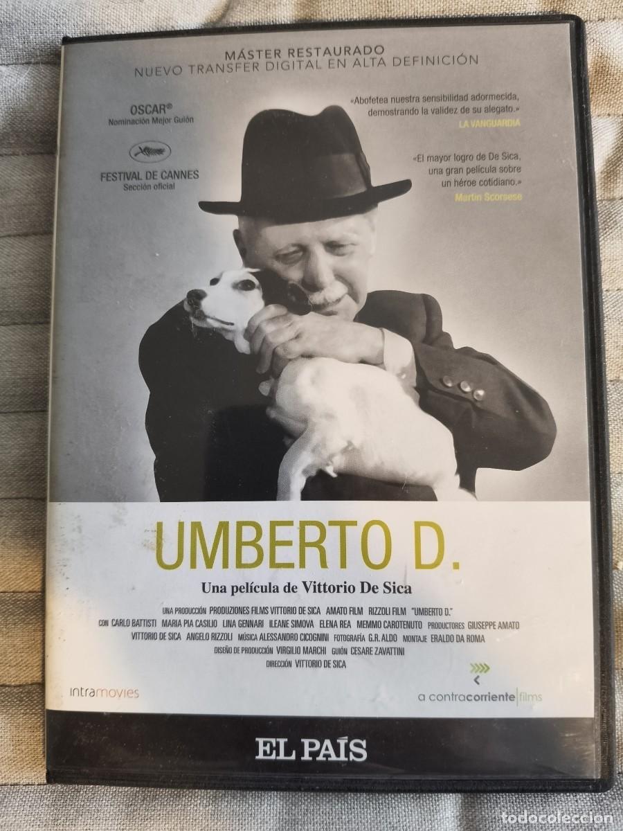 Cine: UMBERTO D. DVD DE LA INOLVIDABLE PELICULA DE VITTORIO DE SICA. BLANCO Y NEGRO. 85 MINUTOS. ESTUCHE F