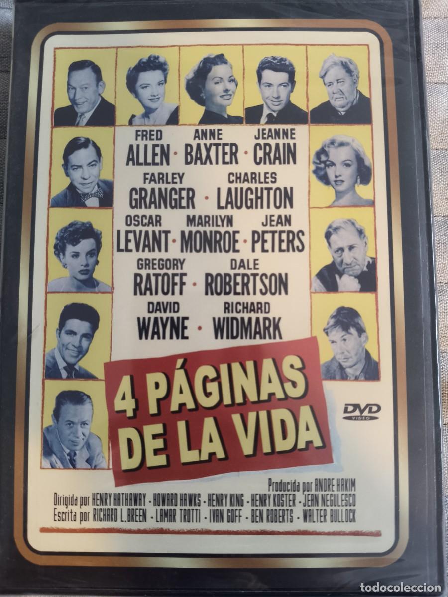 Cine: 4 PAGINAS DE LA VIDA. DVD NUEVO A ESTRENAR DE LA PELICULA DE 5 EXCELENTES DIRECCIONES: HENRY HATHAWA