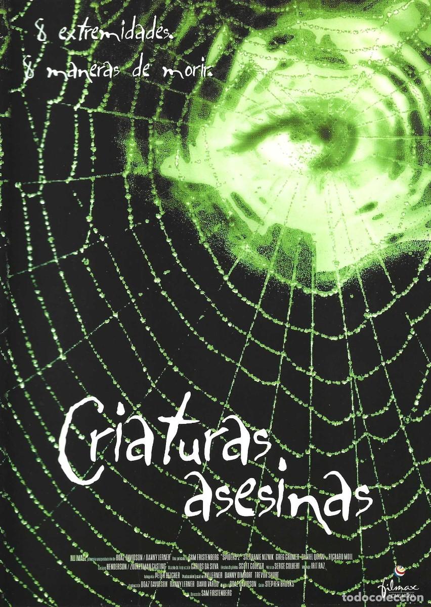 Cin&eacute;ma: CRIATURAS ASESINAS 8 EXTREMIDADES 8 MANERAS DE MORIR