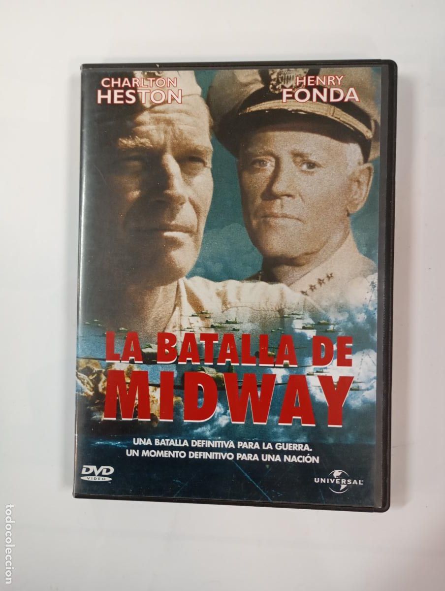 Cine: LA BATALLA DE MIDWAY. CHARLTON HESTON. DVD. TDKV138B