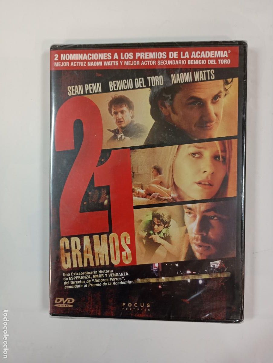 Cinema: 21 GRAMOS. SEAN PENN. DVD. TDKV138B