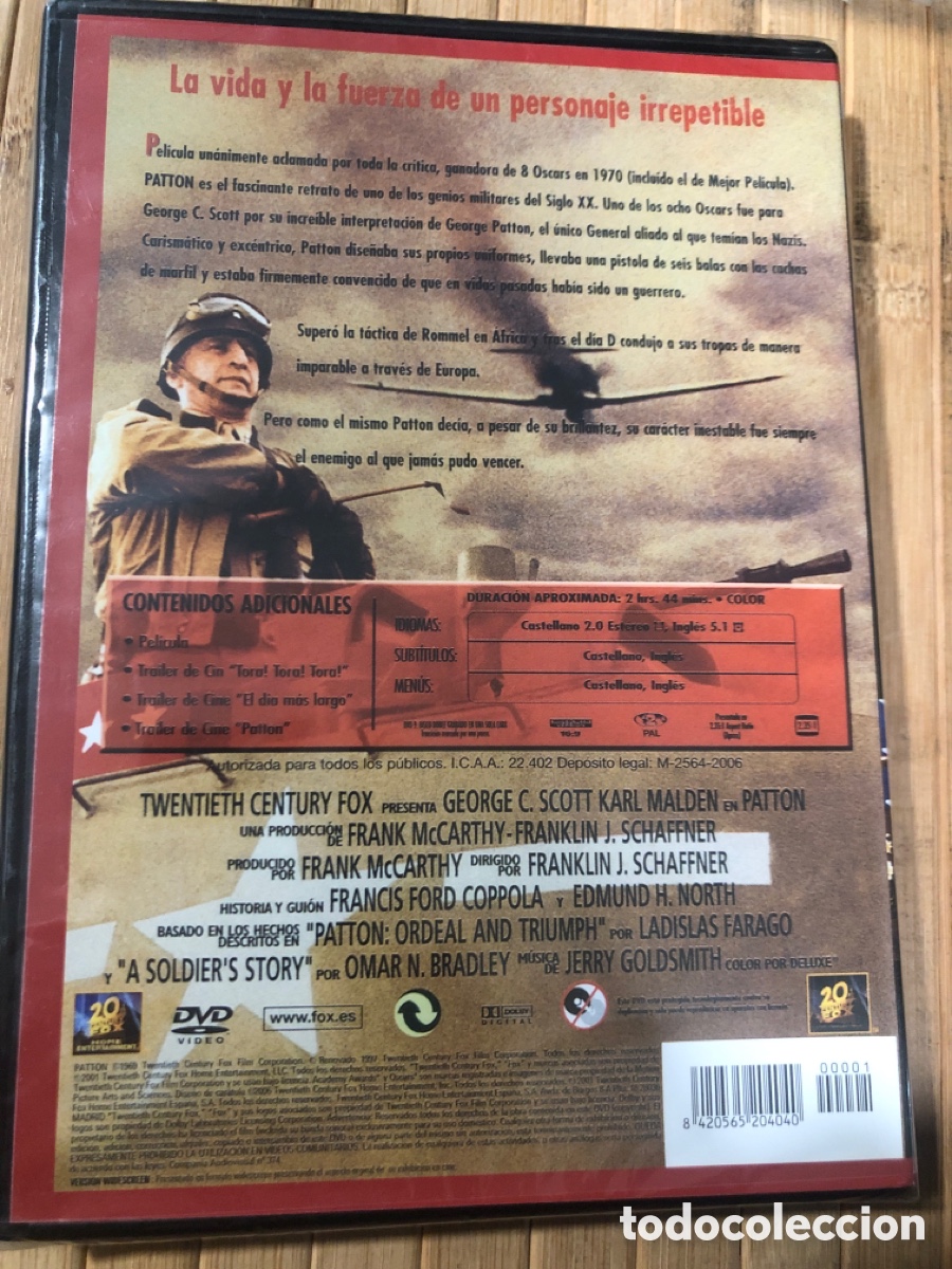 Cine: Patton DVD - Precintado - - Foto 2