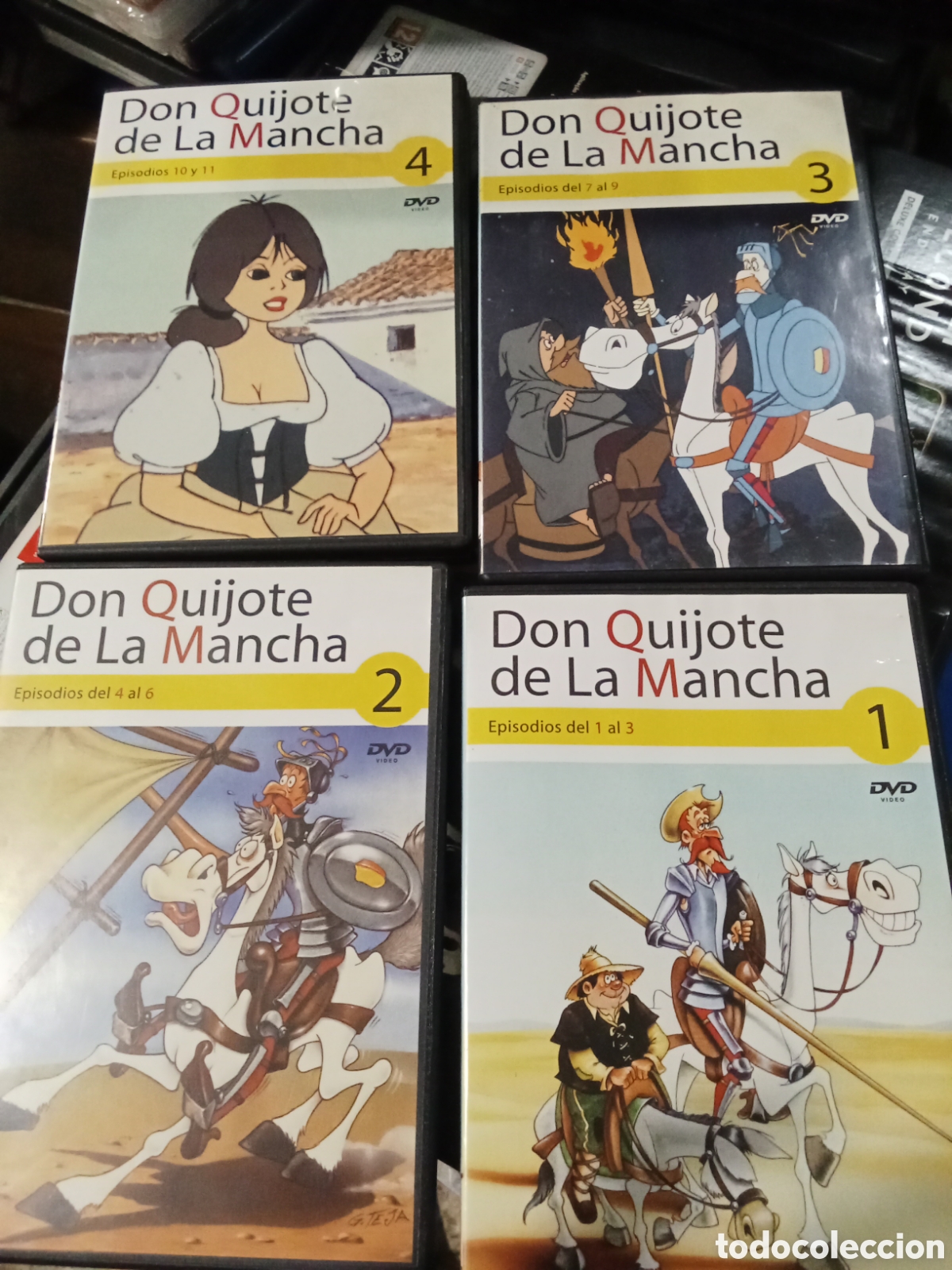 Cine: Colecci&oacute;n 4 DVD serie original Don Quijote de la Mancha