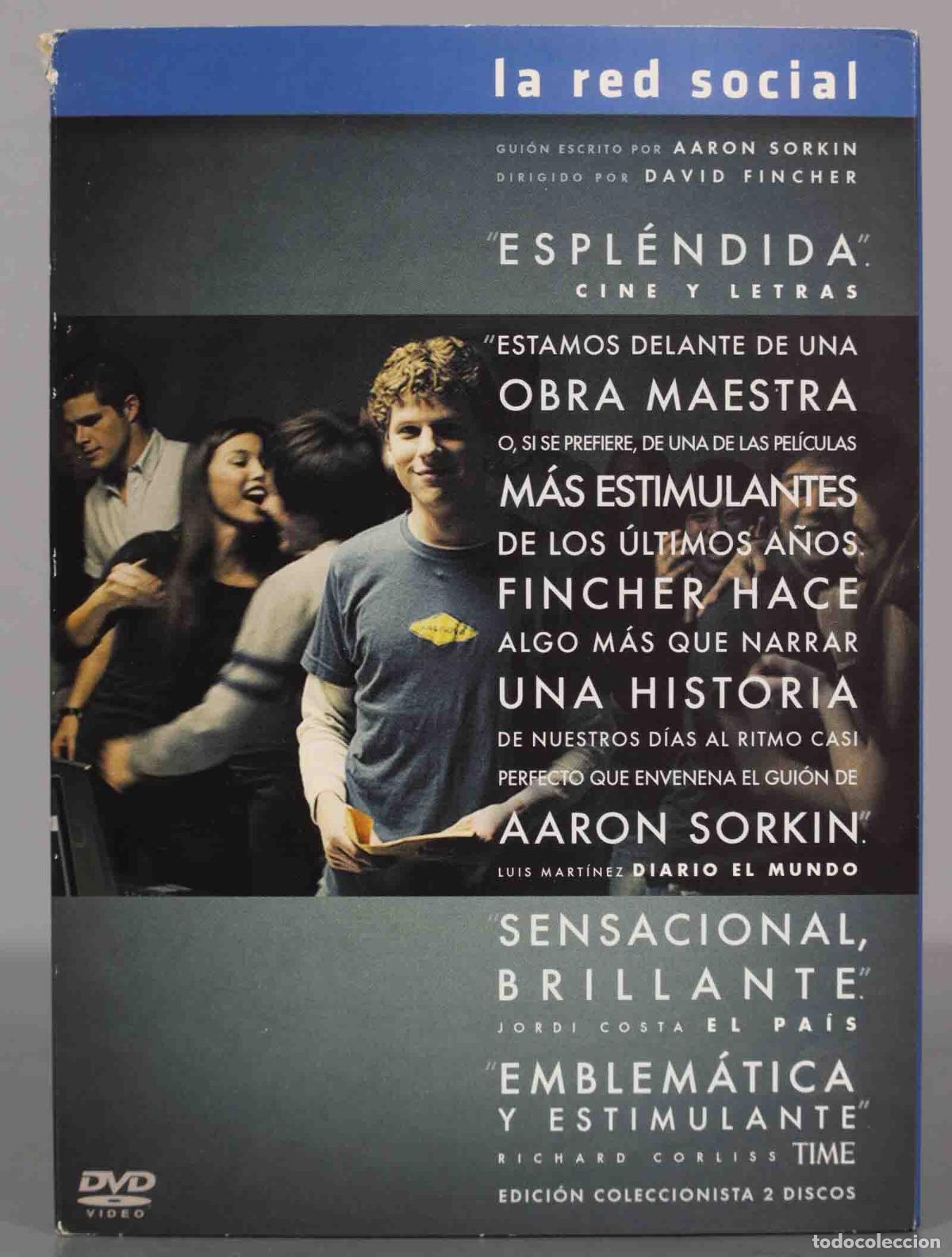 Cinema: DVD. LA RED SOCIAL. AARON SORKIN.