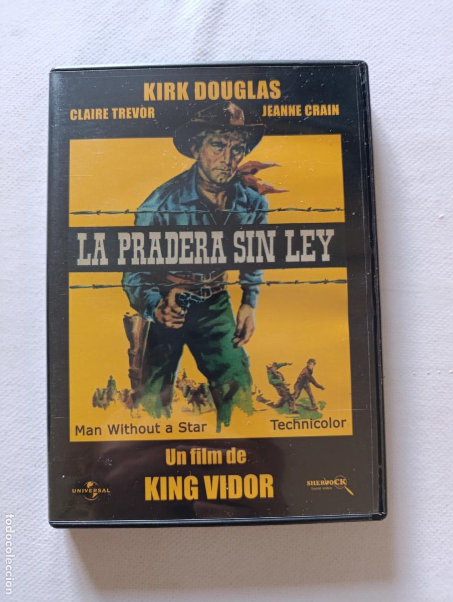 Cine: DVD LA PRADERA SIN LEY - KING VIDOR - KIRK DOUGLAS (189)