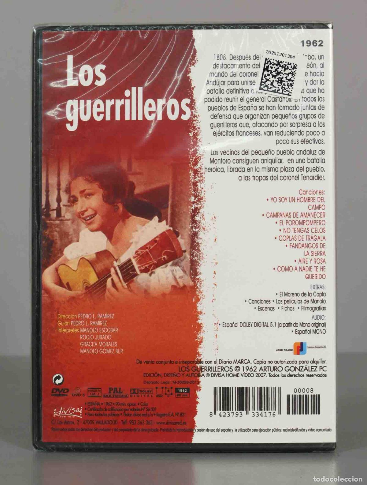 Cine: DVD. LOS GUERRILLEROS. PRECINTADO - Foto 2