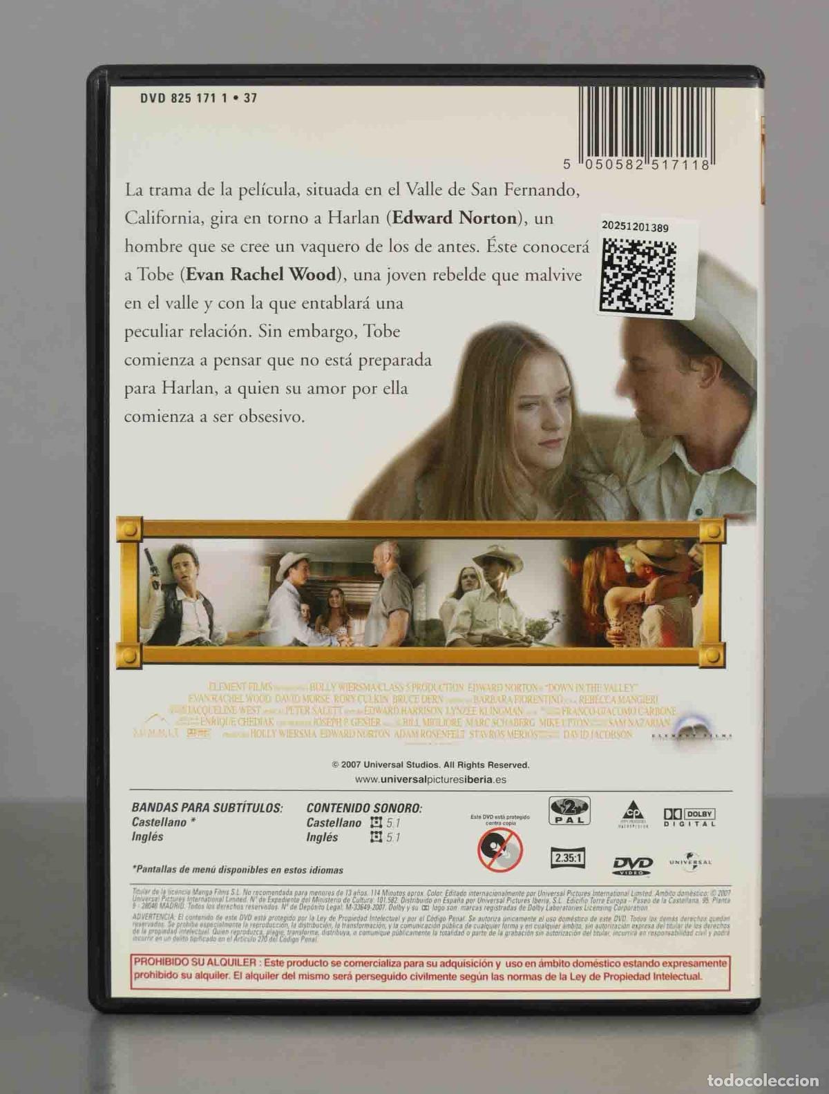 Cine: DVD. EN EL VALLE. NORTON. - Foto 2