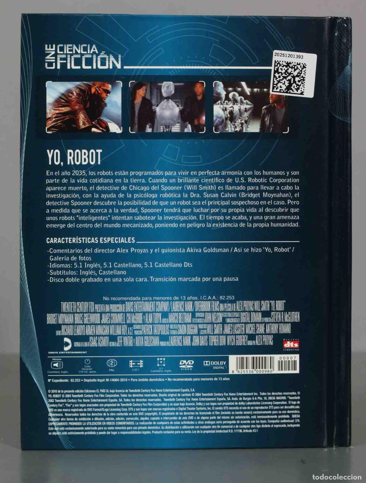 Cine: DVD. YO, ROBOT. WILL SMITH. - Foto 2