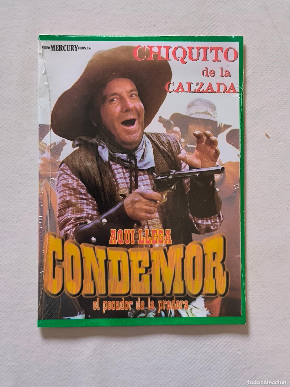 Cine: DVD AQUI LLEGA CONDEMOR EL PECADOR DE LA PRADERA - CHIQUITO DE LA CALZADA - FUNDA FINA CARTON (024C)