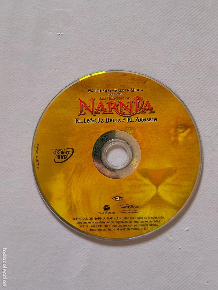 Kino: DVD LAS CRONICAS DE NARNIA - EL LEON, LA BRUJA Y EL ARMARIO - SOLO DISCO (024C)