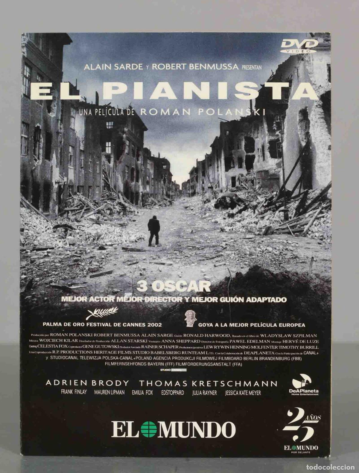 Kino: DVD. EL PIANISTA. ALAIN SARDE.