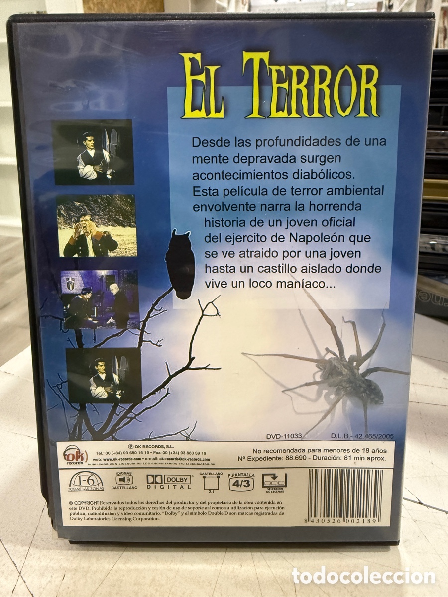 Cine: El Terror (DVD) Roger Corman - Foto 2