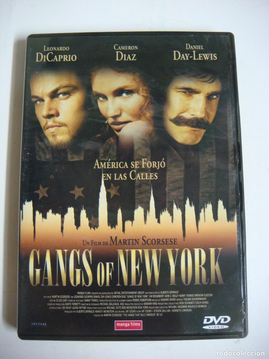 Cine: D.V.D. DE GANGS OF NEW YORK CON LEONARDO DiCAPRIO-(G)-CAJ-N&ordm;-1