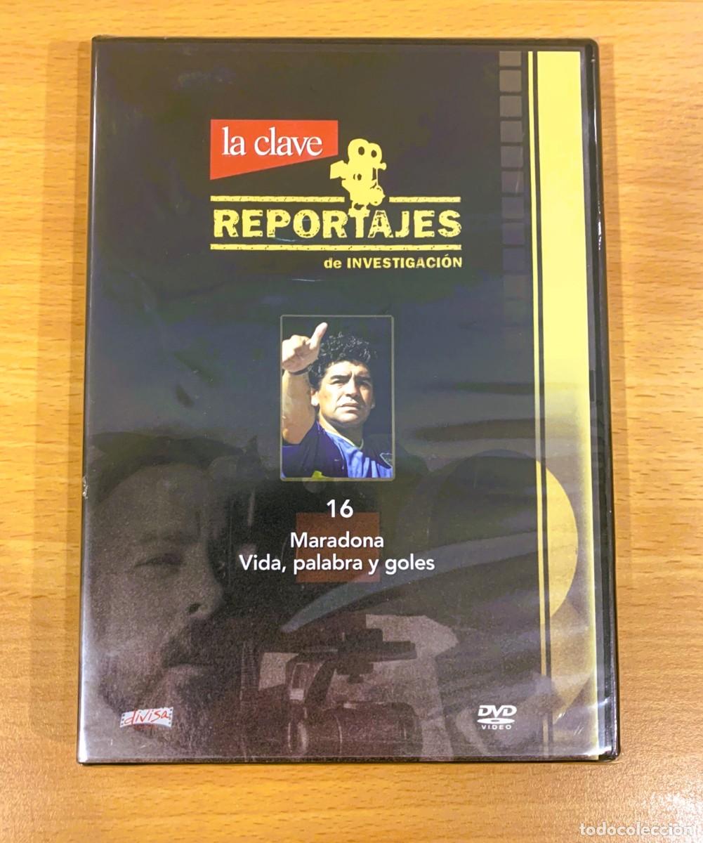 Cine: DVD REPORTAJES DE INVESTIGACI&Oacute;N LA CLAVE - VIDA, PALABRA Y GOLES DE MARADONA (2004). PRECINTADO