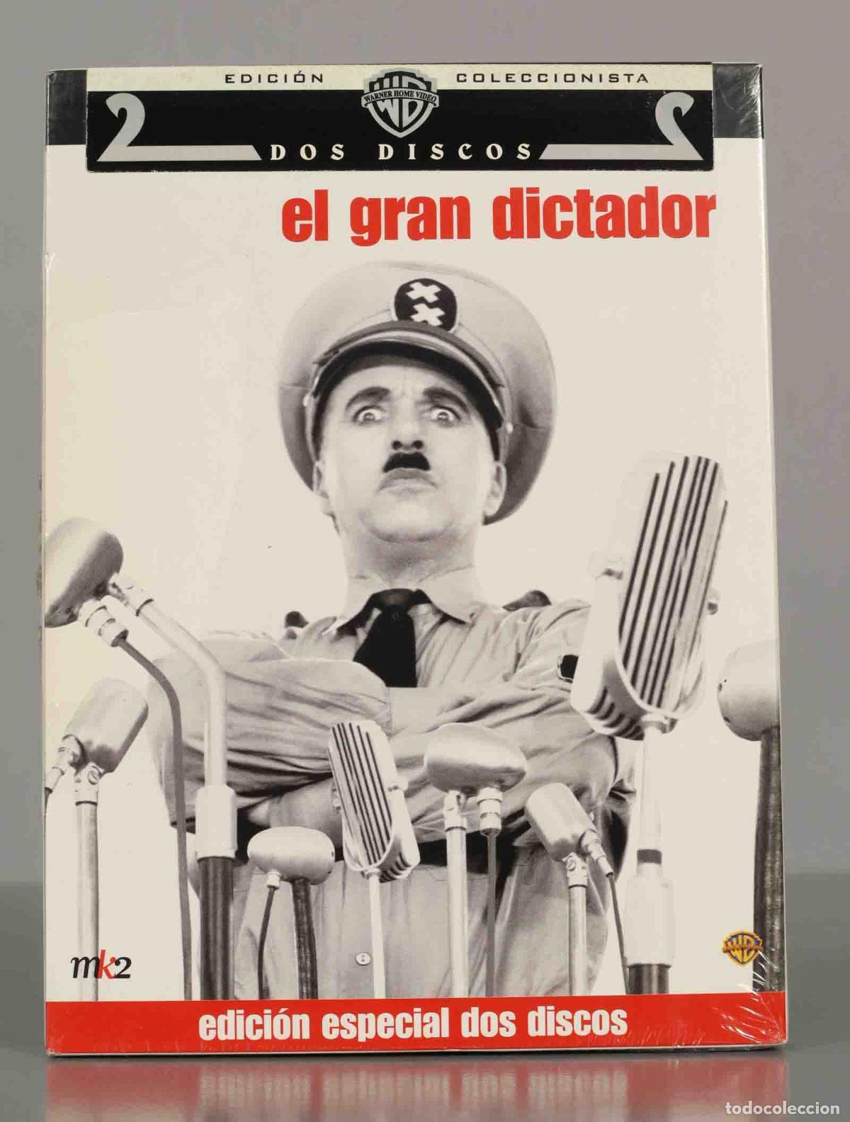 Kino: DVD. el gran dictador mk2 edici&oacute;n especial dos discos. PRECINTADO
