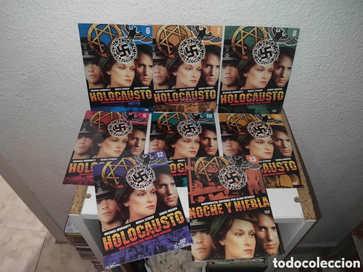 Cine: lote Dvd - Holocausto una historia que nadie debe olvidar - Disco 6, 7, 8, 9, 10, 11, 12 y 13 Streep