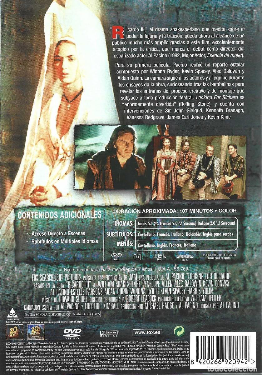 Cine: LOOKING FOR RICHARD AL PACINO - Foto 2
