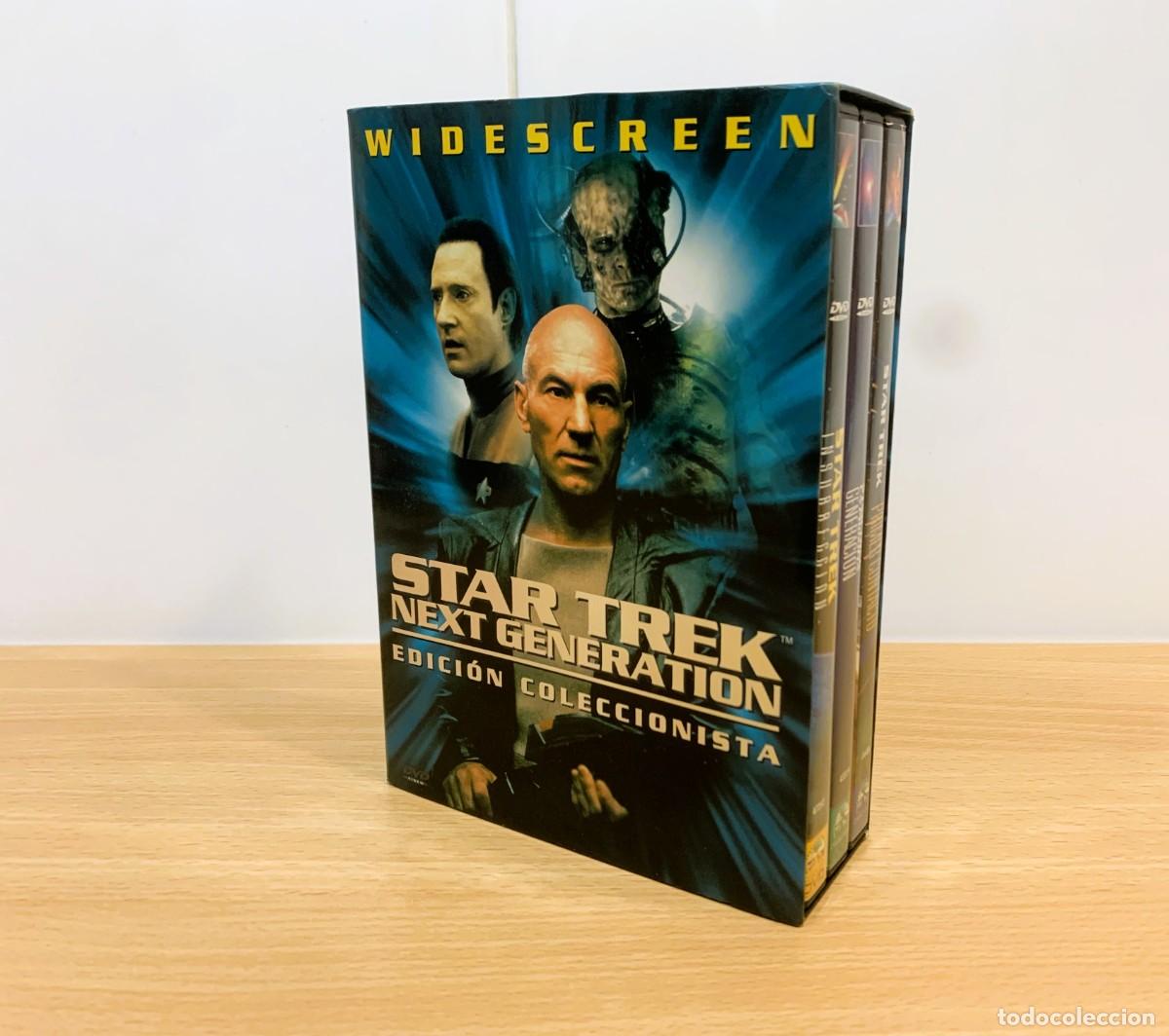Cine: PACK DVD EDICI&Oacute;N COLECCIONISTA STAR TREK - LA PR&Oacute;XIMA GENERACI&Oacute;N + PRIMER CONTACTO + INSURRECCI&Oacute;N