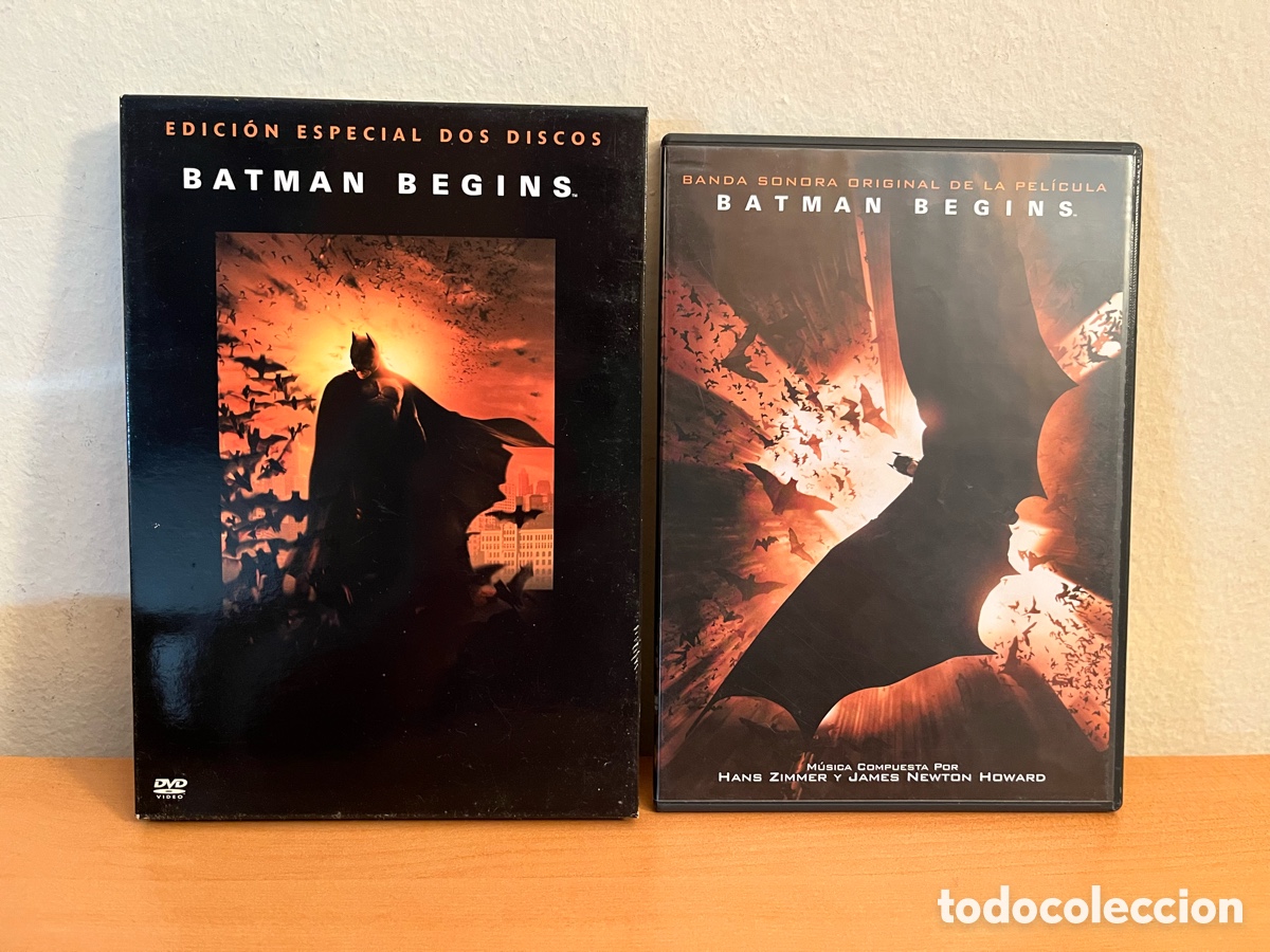 Cine: Batman Begins DVD Edici&oacute;n Especial 2 Discos + BSO