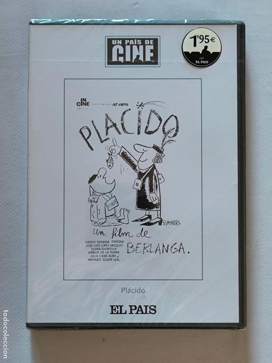 Cinema: DVD PLACIDO - LUIS GARCIA BERLANGA - EL PAIS N&ordm; 5 - NUEVO, PRECINTADO (288)