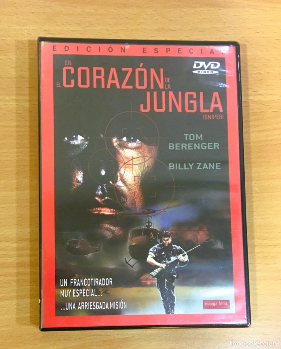 Cinema: DVD CINE B&Eacute;LICO CON TOM BERENGER - EN EL CORAZ&Oacute;N DE LA JUNGLA (1993). PRECINTADO
