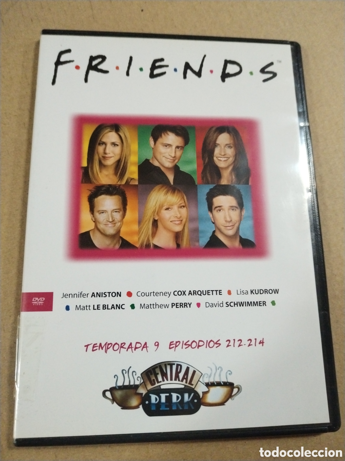 Cinema: Friends. Temporada 9. Episodios 212-214. DVD.