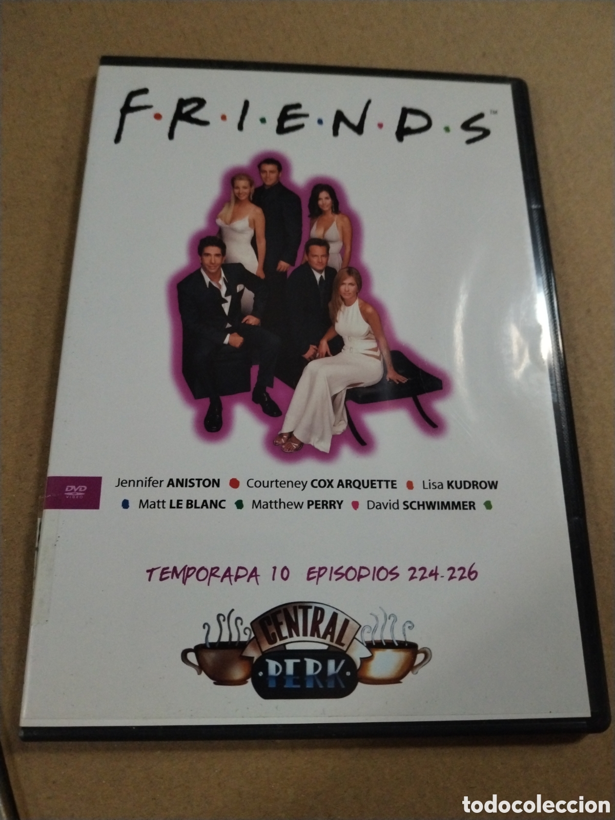 Cinema: Friends. Temporada 10. Episodios 224-226. DVD.