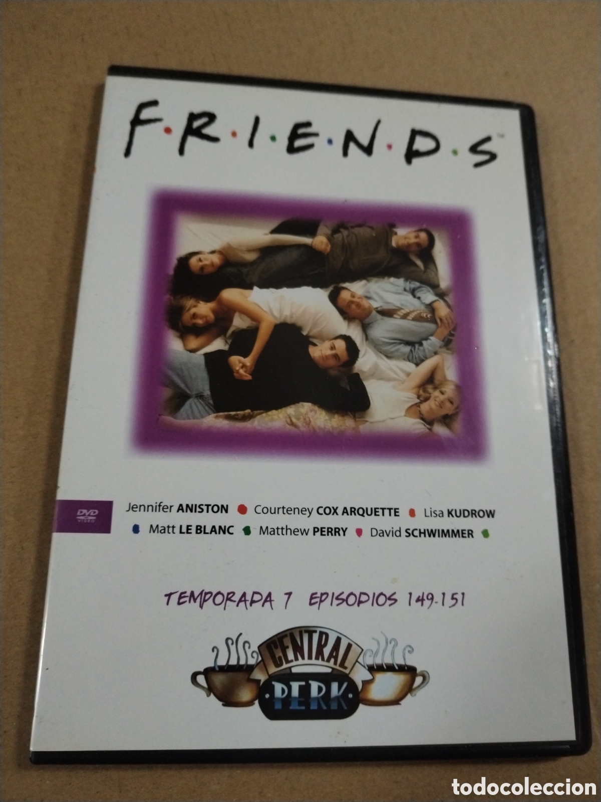 Cinema: Friends. Temporada 7. Episodios 149-151. DVD.