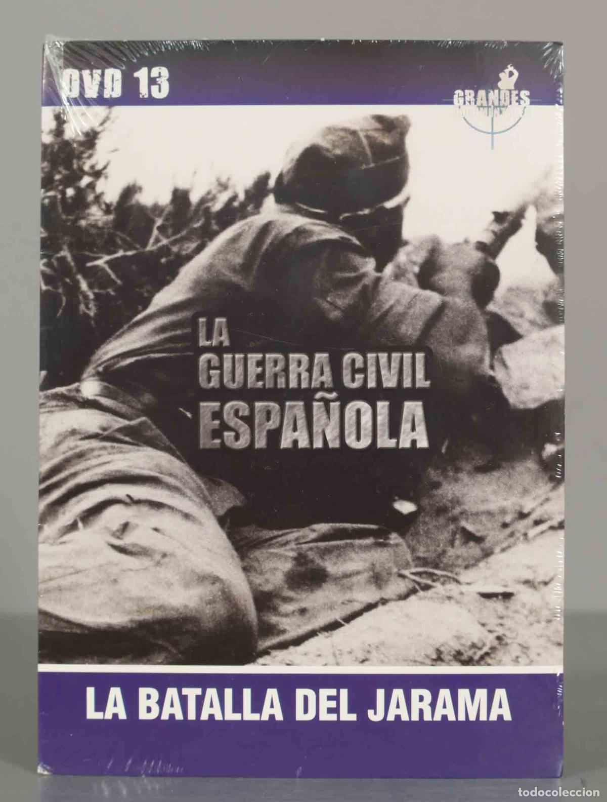 Kino: DVD. LA GUERRA CIVIL ESPA&Ntilde;OLA DVD 13 LA BATALLA DEL JARAMA. PRECINTADO.