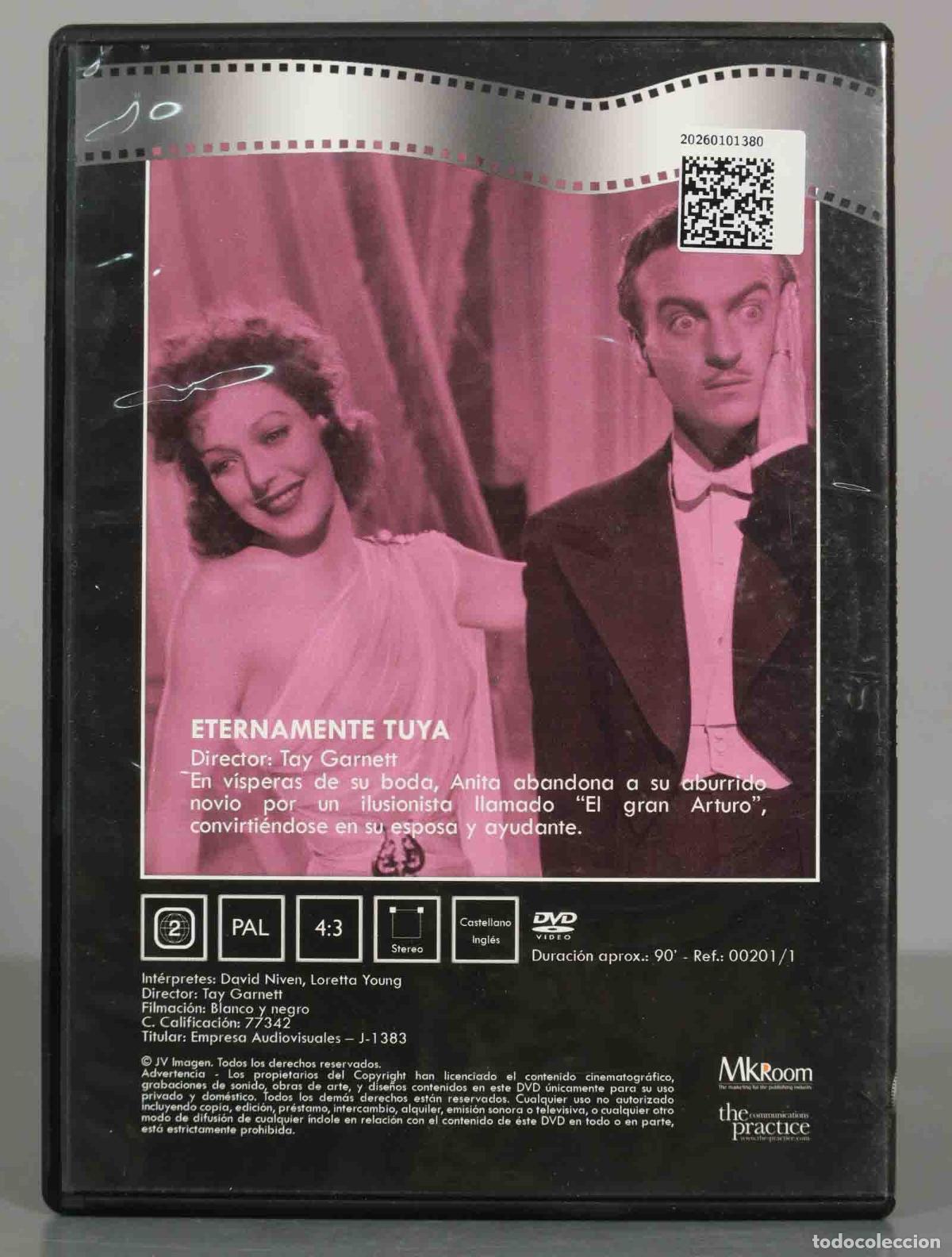 Cine: DVD. ETERNAMENTE TUYA. DAVID NIVEN. - Foto 2