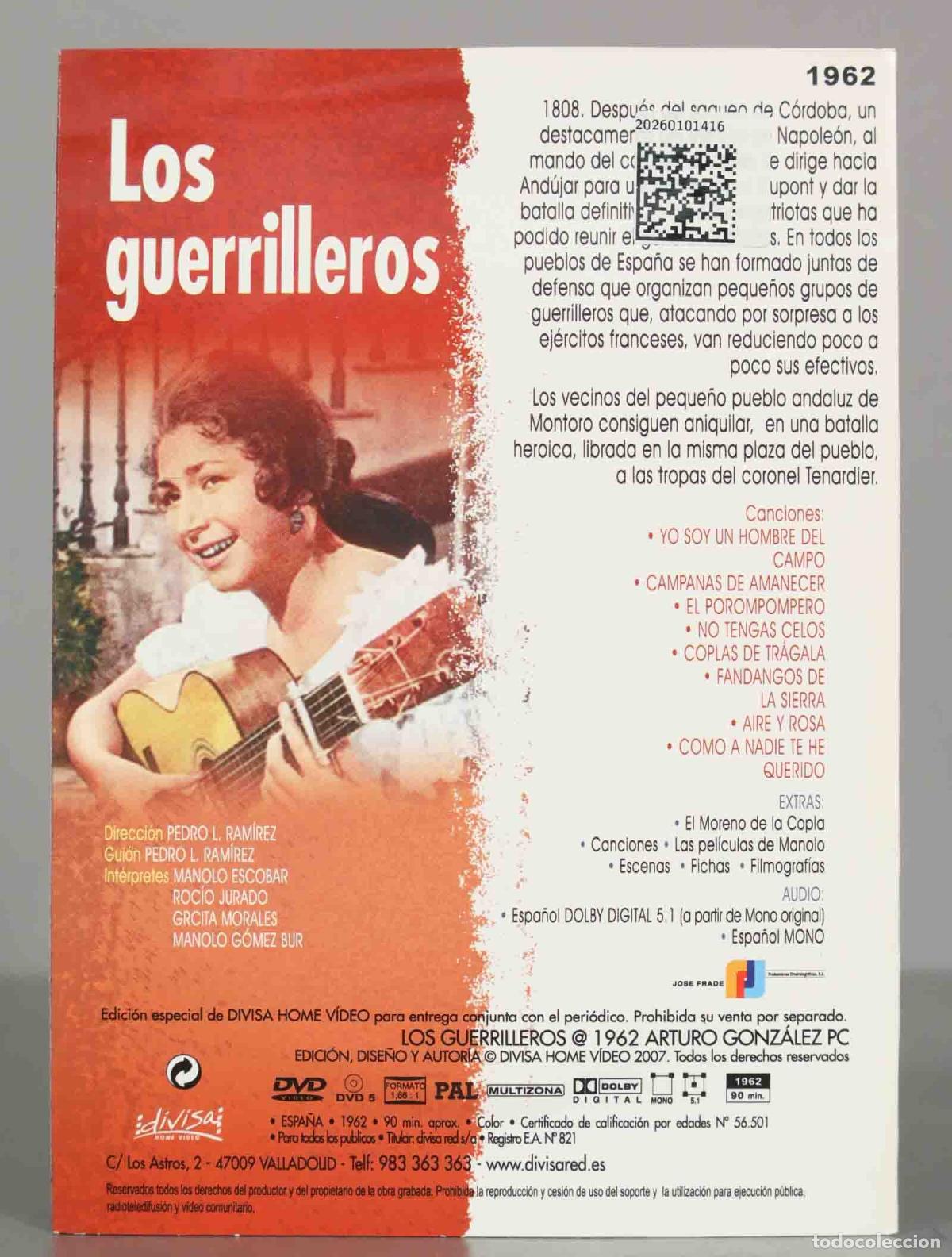 Cine: DVD. Los guerrilleros. - Foto 2