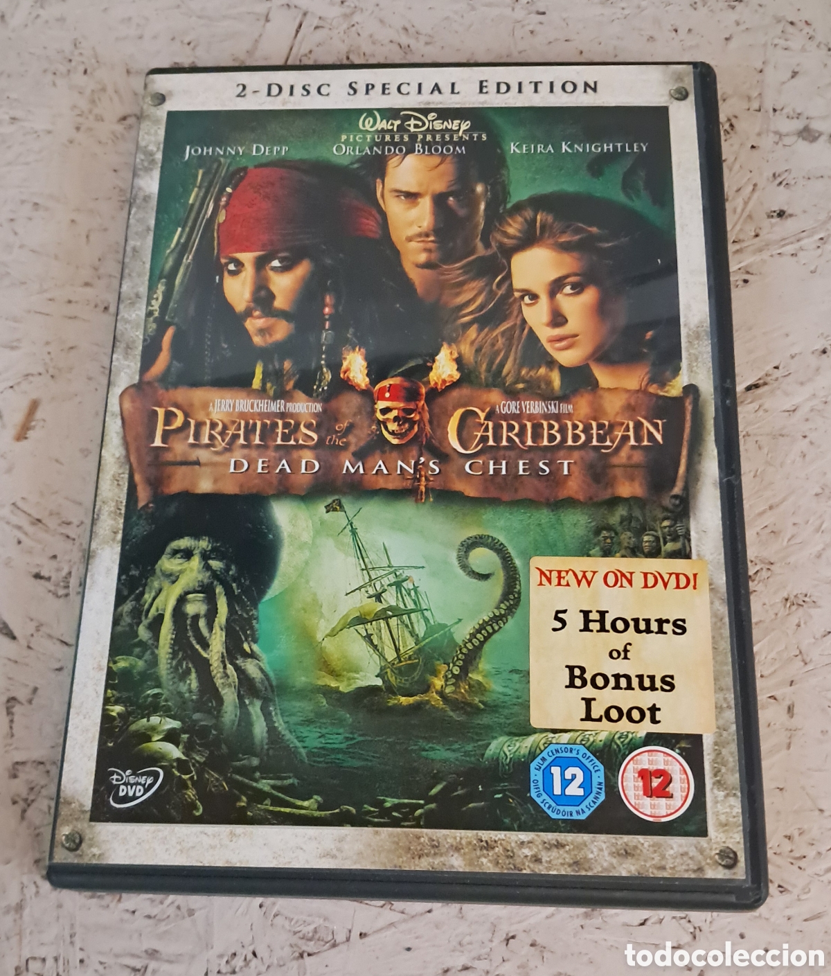 Cine: PIRATAS DEL CARIBE EL COFRE DEL HOMBRE MUERTO EDICI&Oacute;N ESPECIAL 2 DISCOS BONUS EXTRA 5 HORAS, INGL&Eacute;S