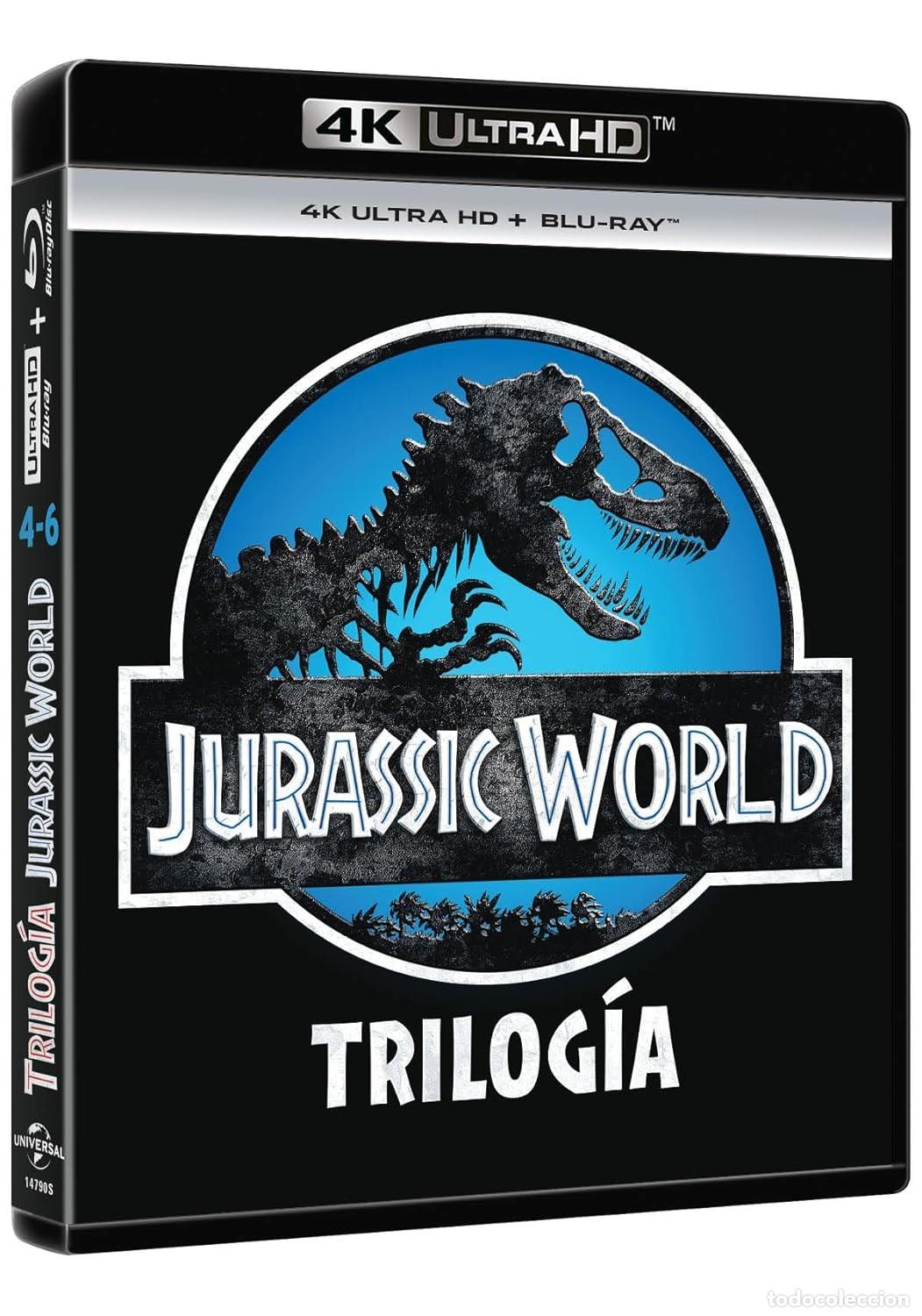 Cine: Trilog&iacute;a Jurassic World [4K UHD, Blu-ray] (2015, 2018, 2022)