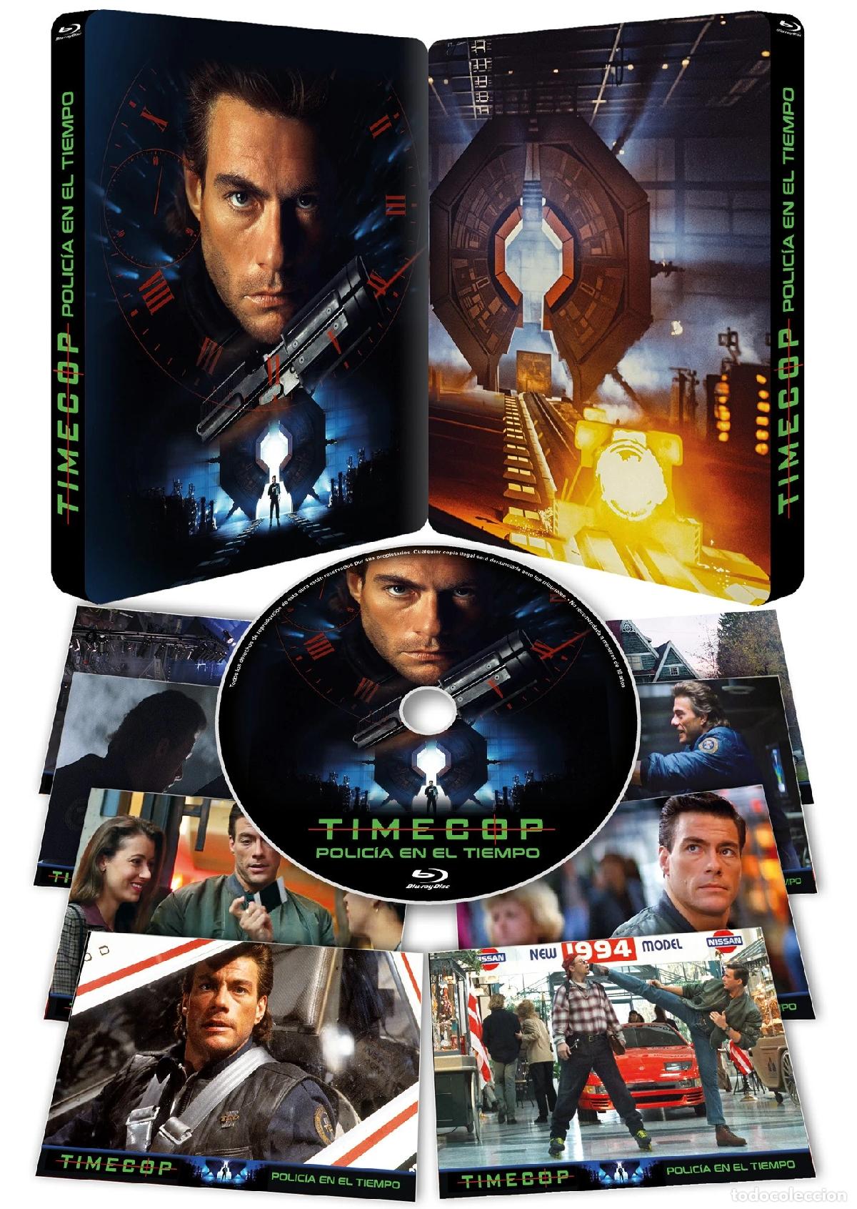 Cine: Timecop, Polic&iacute;a en el Tiempo (Steelbook, edici&oacute;n limitada con 8 postales) [Blu-ray] (1994) Timecop