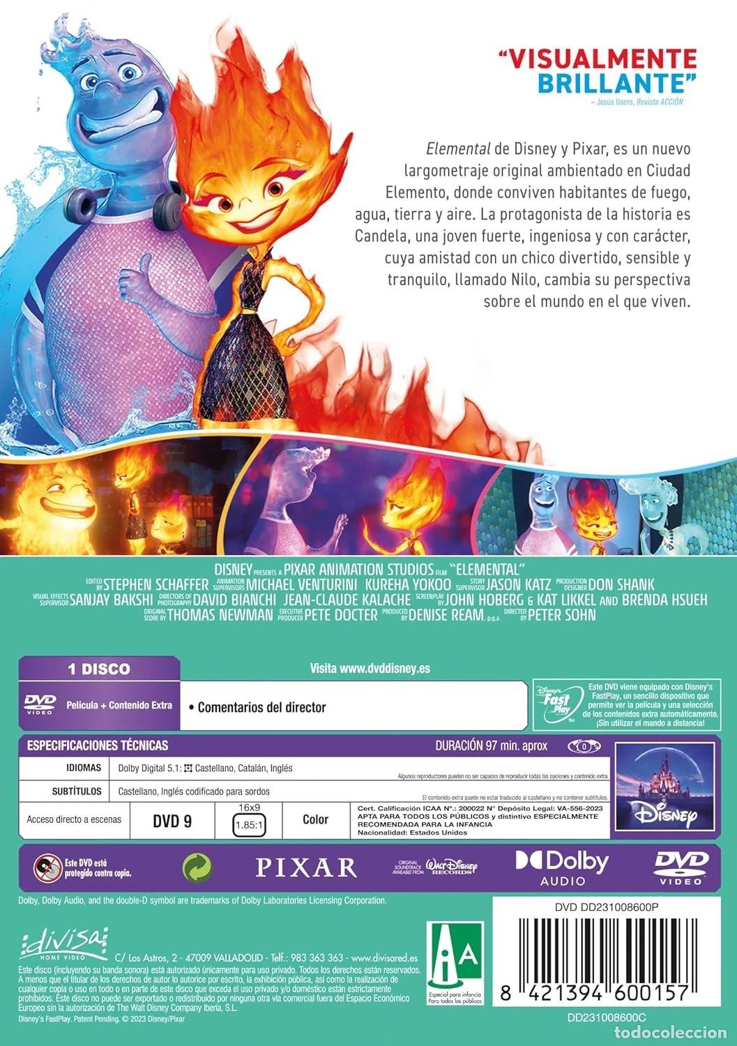 Cine: Elemental (DVD) [DVD] - Foto 2