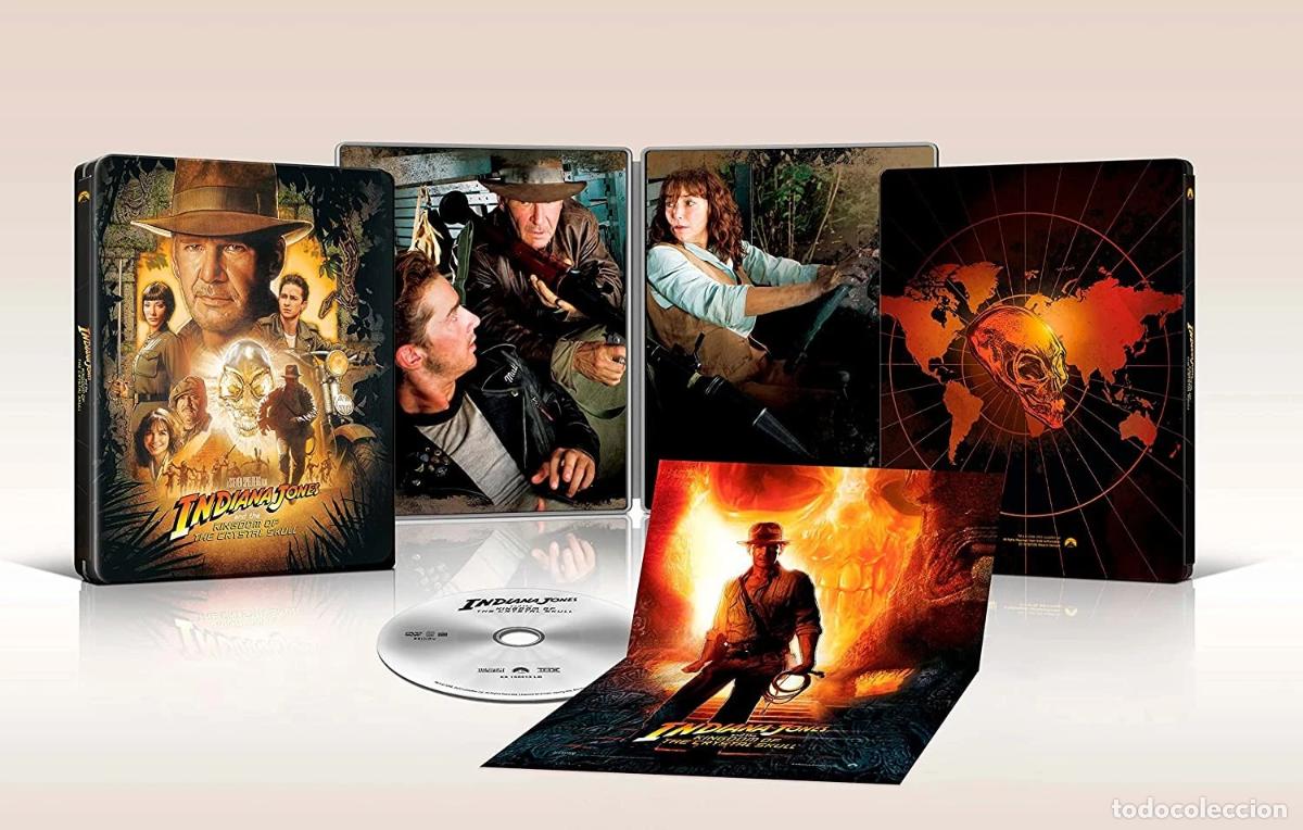 Cine: Indiana Jones y El Reino De La Calavera De Cristal (Steelbook) (4K UHD + Blu-ray) [Blu-ray]